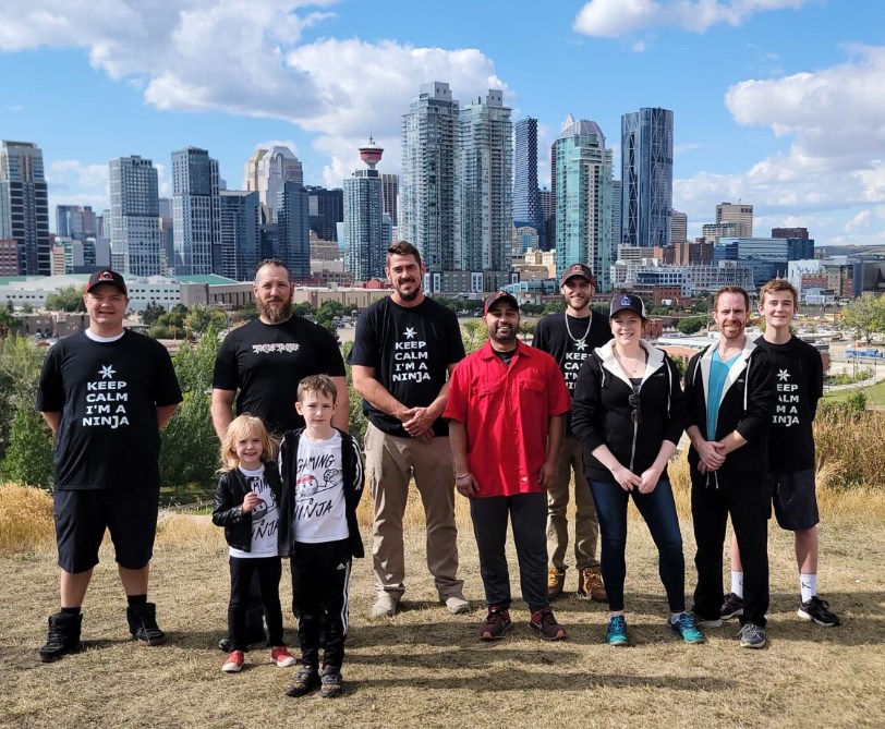 Group of people taking picture together