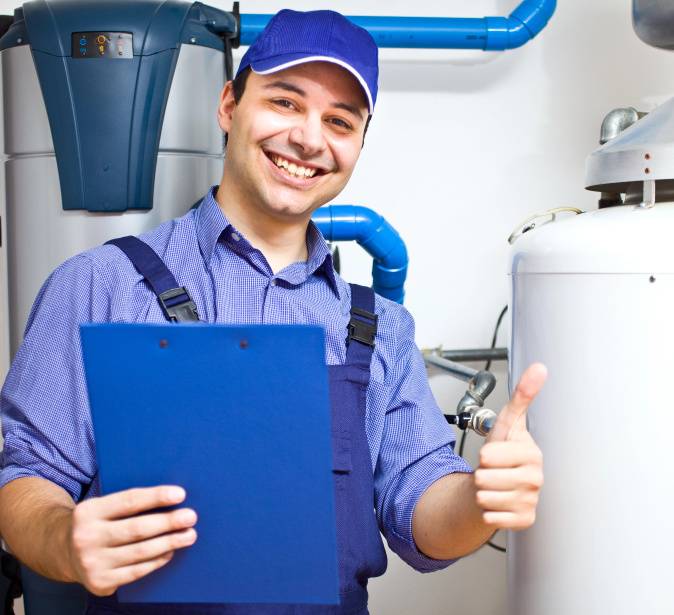 Man doing repair at home